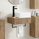 Wall-Mounted Wash Basin Artisan Oak 53 x 35 x 39 cm 890217