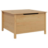 Coffee Table with Drawer HILL Honey Brown 79.5 x 79.5 x 49 cm 42025040