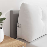 Back Pillow White 180 x 24 x 50 cm Fabric 42014568