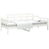 Day Bed without Mattress White Solid Wood Pine 80x200 cm 820333