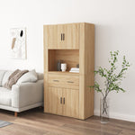 ZNTS Highboard Sonoma Oak Engineered Wood 3185370