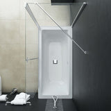 Bi-Folding Shower Enclosure ESG 120x68x130 cm 144676