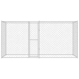 Dog Cage Silver 400 x 200 x 200 cm Galvanised Steel 3368309