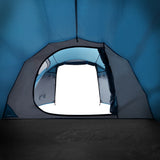 Camping Tent Tunnel 3-Person Blue Waterproof 94391