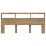 Headboard Artisan Oak 220 x 17 x 102 cm Engineered Wood 886257