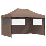 Party Tent Folding Brown 292 x 440 x 315 cm Oxford Fabric 42023625