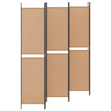 6-Panel Room Divider Beige 300 x 220 cm Fabric 42039226