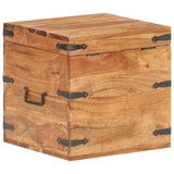Chest 40x40x40 cm Solid Acacia Wood 289639