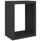 Firewood Rack Black 60x40x80 cm Steel 850996