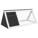 170852 Animal Rabbit Cage Grey Wood