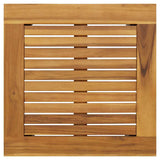 Outdoor Table Natural and Grey 45 x 45 x 38 cm 4010619