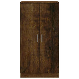 Shoe Cabinet Smoked Oak 55x35x108 cm Engineered Wood 342668