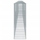 Gabion Basket with Cover 900x50x150 cm Galvanised Iron 3295162