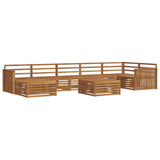 Outdoor Sofa Set 8 pcs Natural 3373854