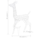 Reindeer Family Cool White Acrylic Small Decorative Inlays 329790