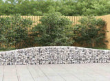 Arched Gabion Basket 400x30x40/60 cm Galvanised Iron 153402