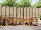 Outdoor Sofa Set 4 pcs Natural Solid Acacia Wood 3366327