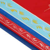 Coffee Table Red Hand Painted Solid Wood Mango 353766
