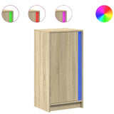 Sideboard with LED Sonoma Oak 42.5x34x85 cm Engineered Wood 852140