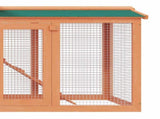 Outdoor Large Rabbit Hutch Small Animal House Pet Cage Wood 170162