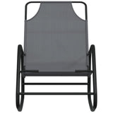 Sun Lounger Set of 2 Grey Powder-coated steel, textilene Standard 318141