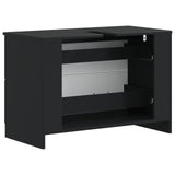 Bathroom Sink Cabinet UTRECHT Black 82 x 41x 56 cm 897676