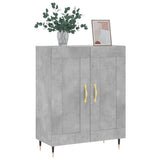 Sideboard Concrete Grey 69.5x34x90 cm Engineered Wood 830176