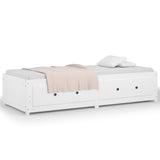 Day Bed without Mattress White 80x200 cm Solid Wood Pine 821585