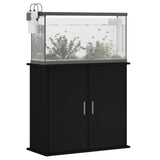 Aquarium Stand Black 81x36x73 cm Engineered Wood 833624