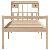 Bookcase Bed without Mattress 100x200 cm Solid Wood Pine 3322051