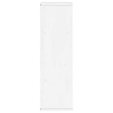 Side Cabinet with Drawers ODDA White 40x24x79 cm Solid Wood Pine 4103594