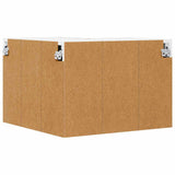 Wall Corner Cabinet LUCCA Smoked Oak 57 x 57 x 40 cm 884960