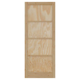 Interior Door Natural 83 x 232 cm Plywood 42047157