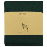 Table Cloth 5 pcs Round Dark Green 160 cm 42040494