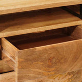 Storage Cabinets Brown 110 x 30 x 40 cm Solid Mango Wood 4104619