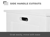 Lift Top Storage Chest Toy Box Organizer with Lid and Safety Hinges for Bedroom Entryway Living Room T3398P341296