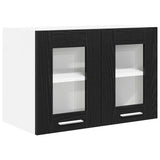Hanging Cabinet Black Oak 60 x 31 x 40 cm Engineered Wood 884212