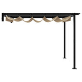 Gazebo 300 x 300 x 200 cm Taupe Polyester 4003973