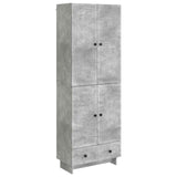 Cabinet Set 2 pcs Concrete Grey 66 x 34.5 x 95 cm 3416352