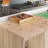 Garage Cabinets 2 pcs Sonoma Oak Engineered Wood 3328262