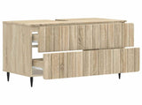 Bathroom Sink Cabinet ZWOLLE Sonoma Oak 82 x 41x 58.5 cm 896357