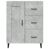Sideboard Concrete Grey 69.5x34x90 cm Engineered Wood 812235