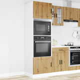 Oven Cabinets 2 pcs Porto Artisan Oak Engineered Wood 3315060