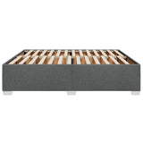 Bed Frame without Mattress Dark Grey Super King Fabric 3284510