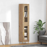 Highboard 2 pcs Artisan Oak Glass 3415973