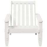 Garden Adirondack Chairs 2 pcs White 75x77x77 cm Solid Wood Pine 859333