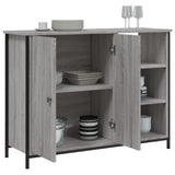 Sideboard Grey Sonoma 100x33x75 cm Engineered Wood 835552