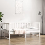 Day Bed without Mattress White 90x190 cm Single Solid Wood Pine 820882