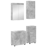 Bathroom Furniture Set TULUM 4 pcs Concrete Grey 3398047