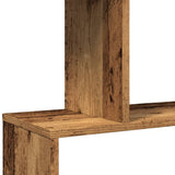 Room Divider Bookcase 6-Tier Old Wood 70x24x193 cm Engineered Wood 858091